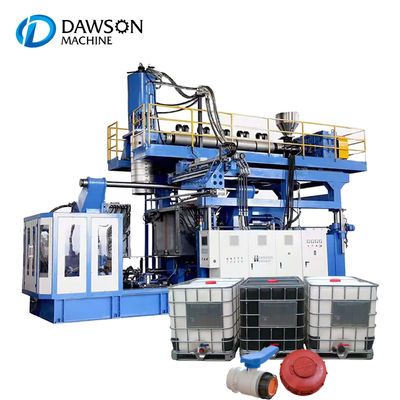 黒 IBC 卸貨コンテナ 2 層 1200L IBC ドラム ブロー 鋳造 機械 プラスチック IBC タンク 製造 機械