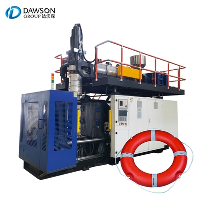 品質  Accumulation Extrusion Blow Molding Machine PLC Plastic Life Buoy 工場