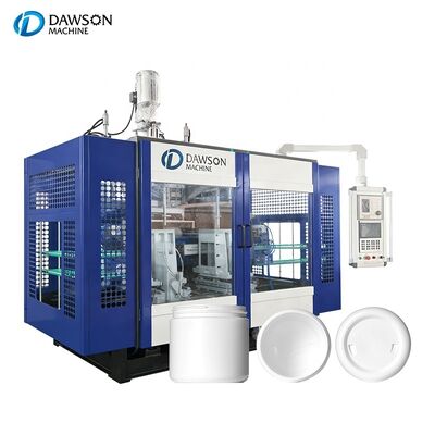 購入 1L-5L 耐化学性HDPE広口ボトルのための8kwのダイヘッド加熱力を持つ自動吹塑機 online manufacture