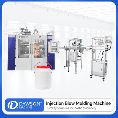 購入 効率的な広口HDPEキャニスター吹塑機 化学品および日常使用のパッケージ online manufacture