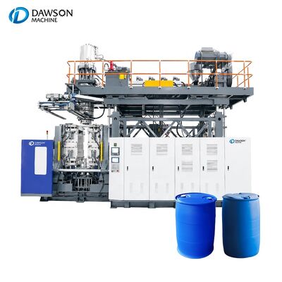 買う 自動200L プラスチックドラム吹き造形機 化学潤滑油塗料工場のためのダブルリングバレルマシン online manufacture