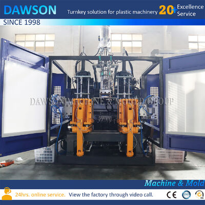 85mmスクリュー径 110kNクランプ力 プラスチックHDPE洗濯洗剤ボトル製造 押出ブロー成形機