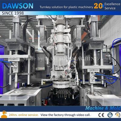 ベリリウム銅金型材付きアルミニウム 5L 8L 10L プラスチックボトルブロー成形機 HDPE 機械サイクルタイム 21.6 秒