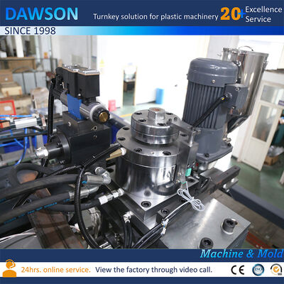 138kW スクリュー加熱電力 5L 10L ジェリカン HDPE ブロー成形 二重ステーション 押出ブロー成形機 金型開閉ストローク 250～600mm