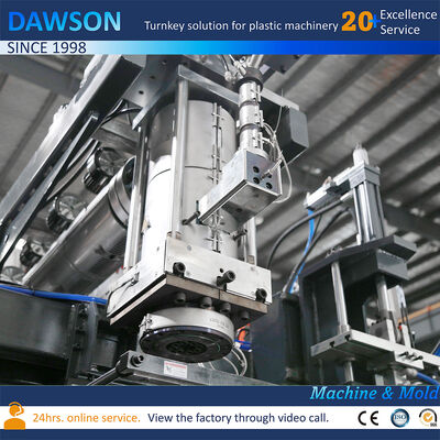 138kW スクリュー加熱電力 5L 10L ジェリカン HDPE ブロー成形 二重ステーション 押出ブロー成形機 金型開閉ストローク 250～600mm