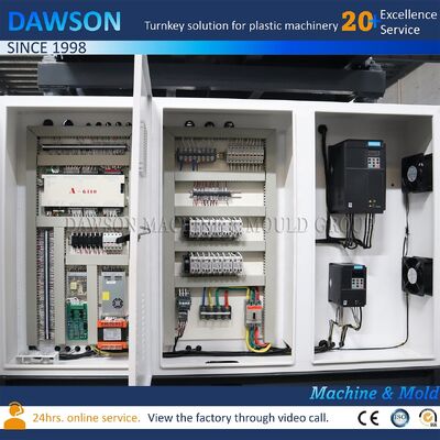 ボトルダブルステーションHDPE押出ブロー成形機 スクリューL/D比24 1.5Lミルクボトル製造用設計