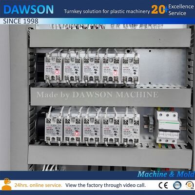 1L-5Lプラスチックボトル生産のための67kwのパワーダブルステーションエクストルーション吹塑機