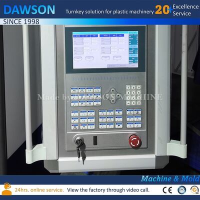 1L-5L 耐化学性HDPE広口ボトルのための8kwのダイヘッド加熱力を持つ自動吹塑機