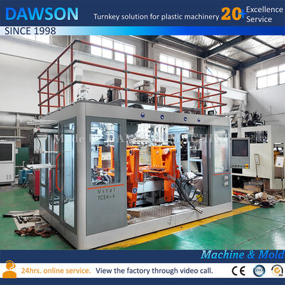 30kw Extruder Motor Power Double Station HDPE Extrusion Blow Molding Machine for 1 Liter 3 Liter Soy Sauce Bottles